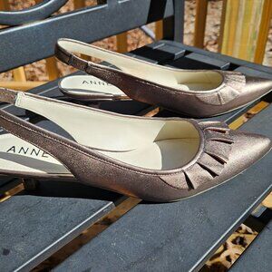 NWOT ANNE KLEIN I FLEX SLINGBACK KITTEN HEELS Elanor Sz 9